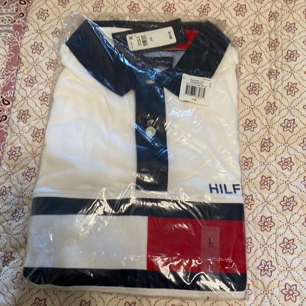 White polo shirt